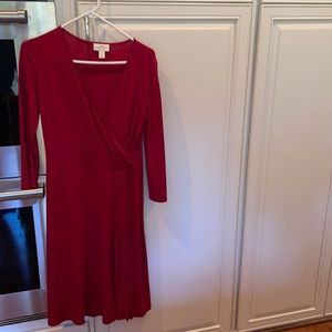 Size 8 red Ann Taylor dress